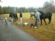 Tradiční vánoční vyjížďka na rodinné ekofarmě Nalezený 2011