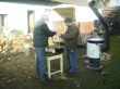 Tradiční zabijačka na rodinné ekofarmě Nalezený 2012