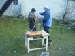 Tradiční zabijačka na rodinné ekofarmě Nalezený 2012