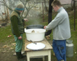 Tradiční zabijačka na rodinné ekofarmě Nalezený 2012